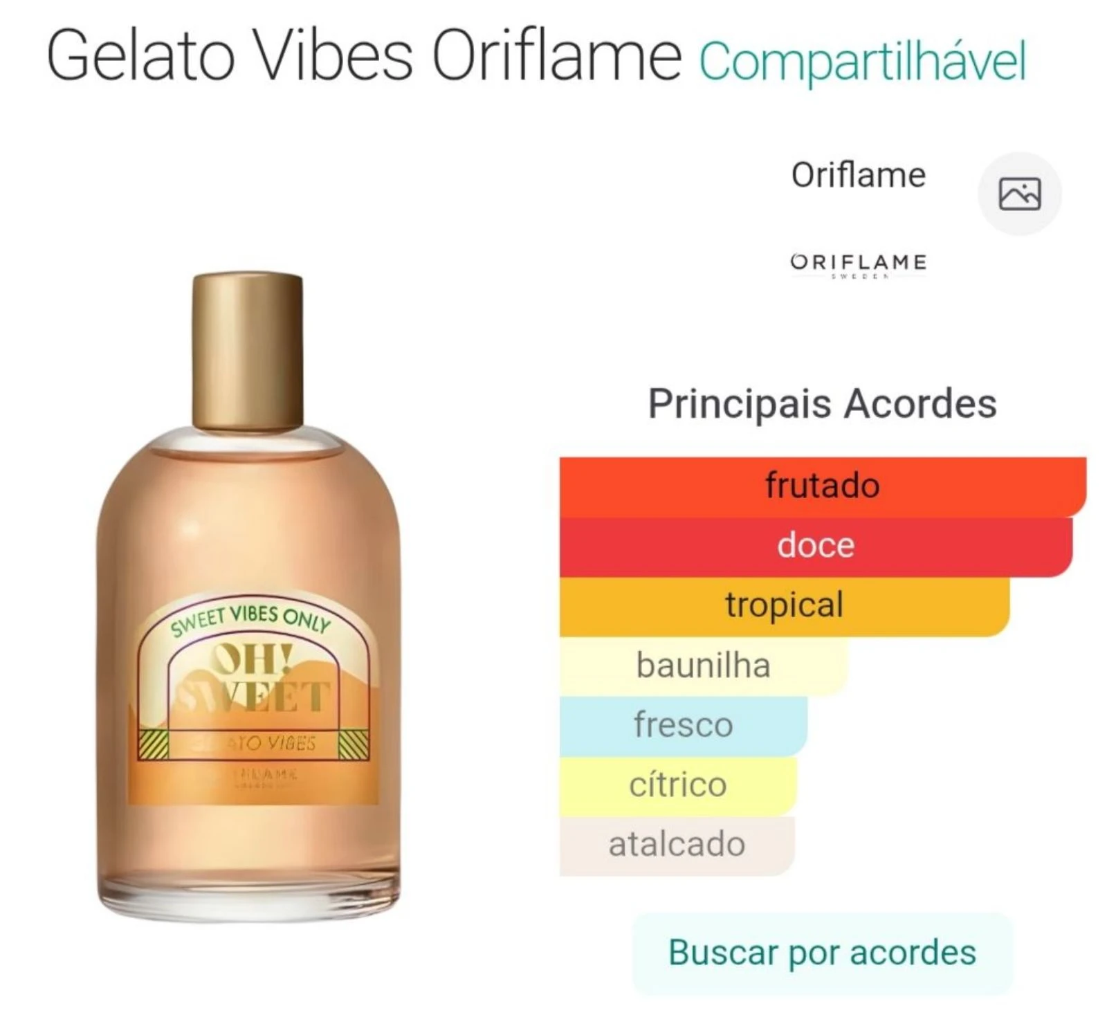 Agua de Toilette Oh! Sweet - Gelato Vibes – photo 2